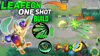 With this build Leafeon can One Shot any pokemon! Leafeon user must try this | Pokemon unite