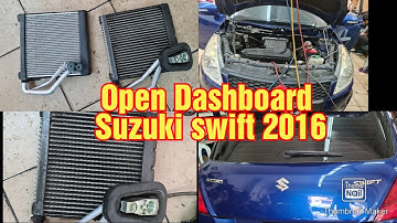 How to Open Dashboard of Suzuki Swift 2016 Model
