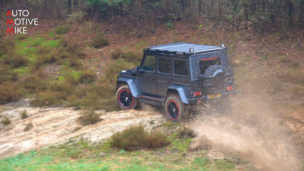 650HP Mercedes G500 4x4 Brabus goes Offroad