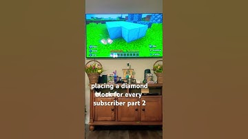 ￼ placing￼ a diamond block for every subscriber ￼ part 2 16￼