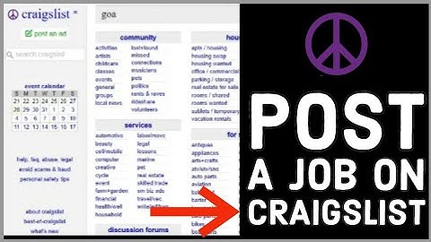 How to Post a Job on Craigslist? Publish a Job on Craigslist on PC 2024