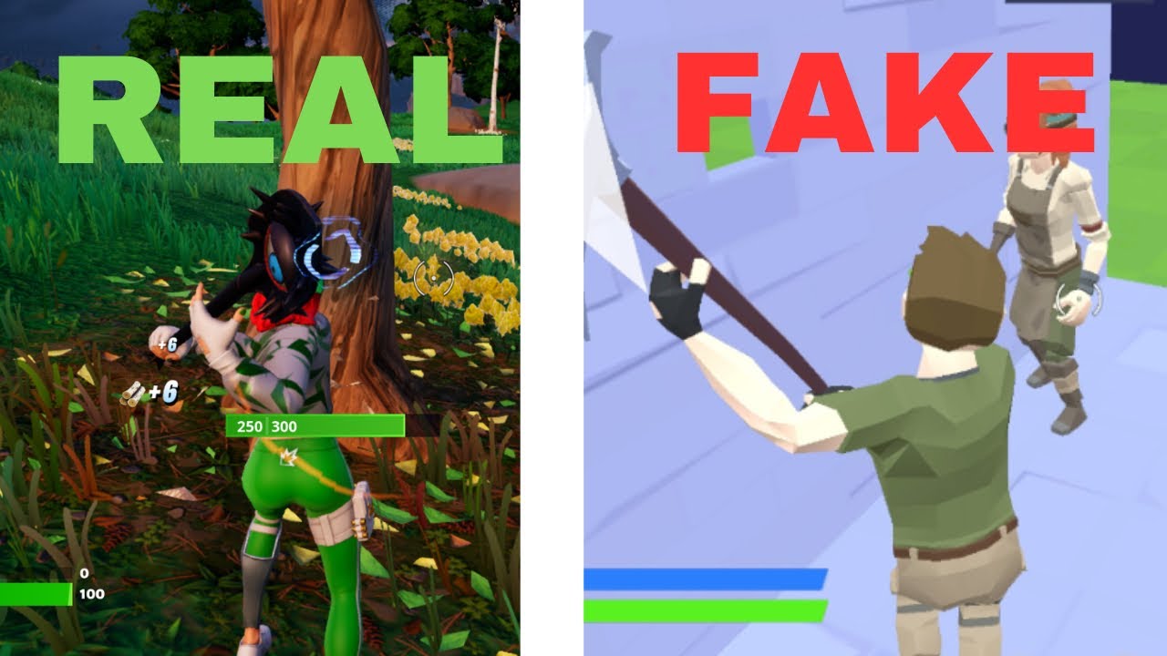 Trying Ripoff Fortnite Games! YouTube