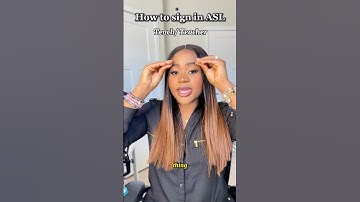 How to sign “teach” & “teacher” in ASL. #asl