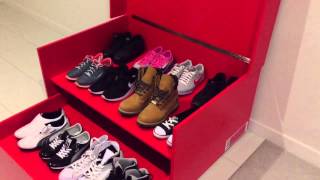 vans shoe storage box