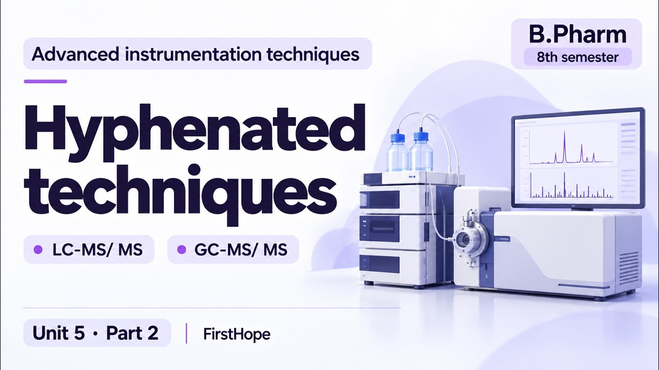 Hyphenated Techniques | Unit-5 Part-2 | Advanced Instrumentation Techniques | B Pharm 8th Semester