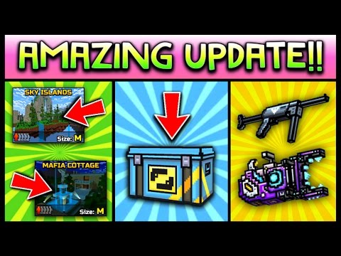 Amazing New Update Pixel Gun 3d New Update 1210 Review - roblox zombie rush rainbow rhythm revolvers