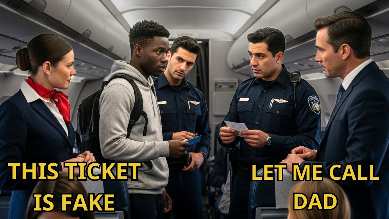 Black Teen Kicked Out from First Class  5 Mintutes Later, The CEO Dad Calls and the Plane’s Grounded