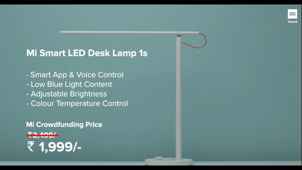 bound Ruckus claw Mi Smart LED Desk Lamp 1s - YouTube