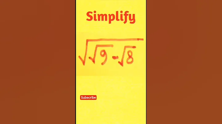 Can you simplify this nice Olympiad question? | #maths #shorts #shortsfeed
