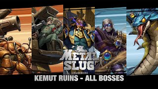 Metal Slug Awakening: All Bosses [Kemut Ruins  World Adventure/Flashback  ENGLISH]