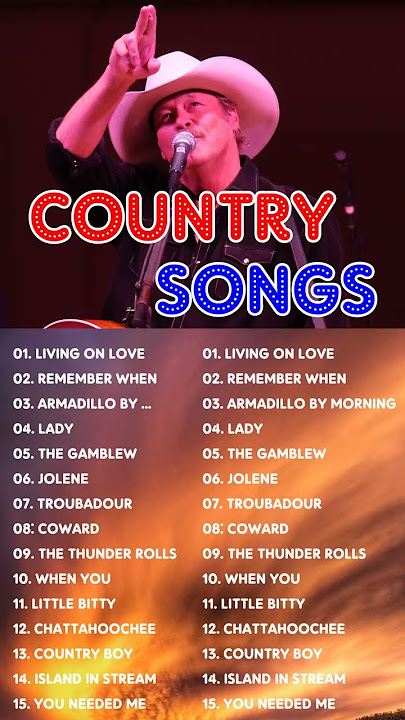 Best Classic Country Songs   Alan Jackson, Kenny Rogers, Garth Brooks, George Strait