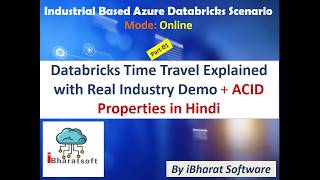 Databricks Time Travel Explained with Real Industry Demo in Hindi + ACID Properties #pyspark #python