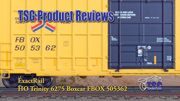 HO Scale TTX Box Car ExactRail Product Review