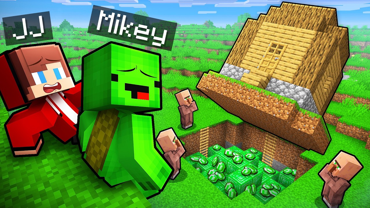 How Did JJ and Mikey Find The Villagers SECRET STORAGE in Minecraft?