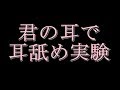 【ASMR/女性向け】耳舐めは気持ちいいのか君で実験