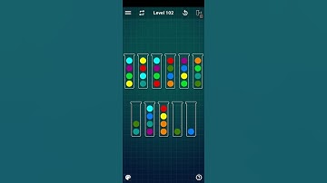 Ball sort puzzle level 102