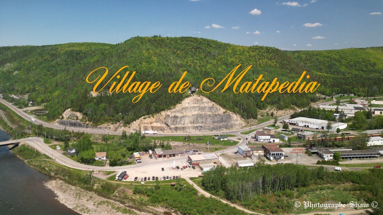 Village de Matapedia Gaspesie Québec Canada 🍁 Mavic Mini3 Pro ☀️ YouTube
