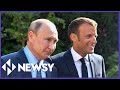 French President Emmanuel Macron To Meet With Putin In Russia Over European Tensions