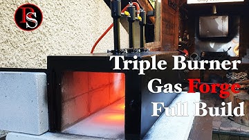 How to Make A Triple Burner Gas Forge On a Budget - DIY Full Tutorial