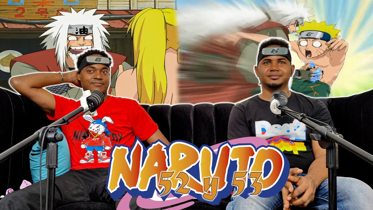 EL SABIO PERVERTIDO JIRAIYA APARECE  - NARUTO - CAPITULO 52  Y 53