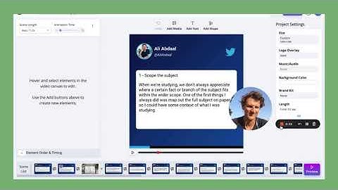 TweetVidds - Automatically Generate a Video from any Tweet or Thread
