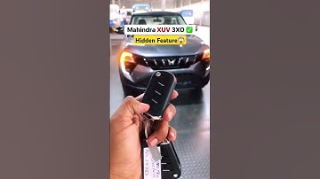 Hidden Feature In XUV 3XO😱 #luxurycars #ytshorts #cars #shorts #mahindra #xuv3xo #mahindra