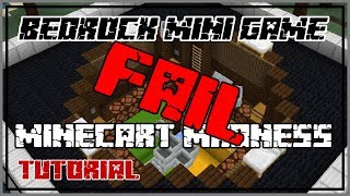 Minecraft - Minecart Madness the mini game Tutorial FAIL!! all versions