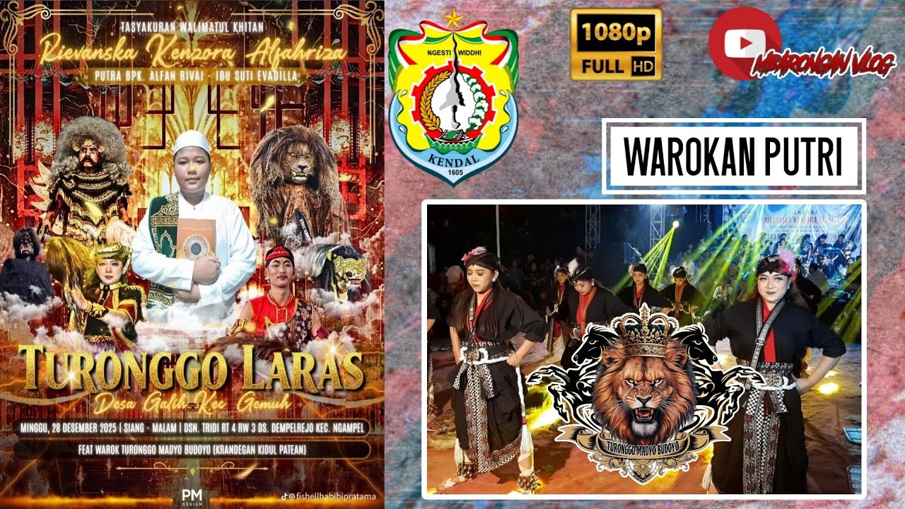 ᶠᴴᴰ Warokwati (part I) | Turonggo Madyo Budoyo| Live Tridi Dempelrejo Ngampel Kendal Jawa Tengah