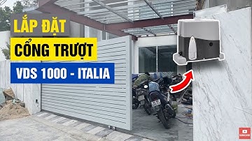 Thiết kế cổng trượt và lắp đặt motor cổng trượt tự động VDS 1000