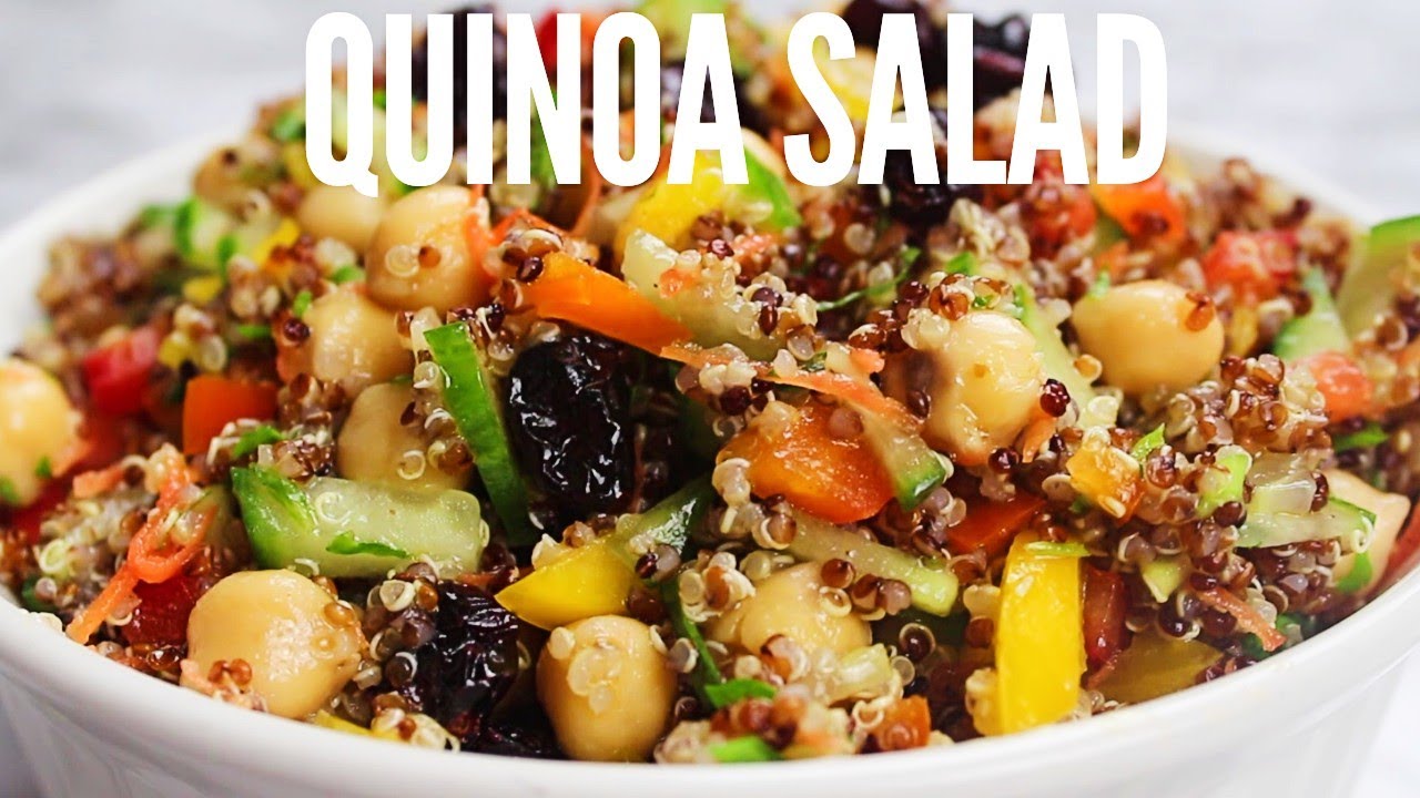 Quinoa Salad/Healthy quinoa salad/ Quinoa Chickpea Salad/How to make ...