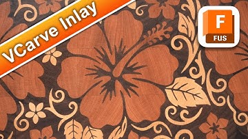 Multi-wood: VCarve Inlay Cutting Board with Fusion 360