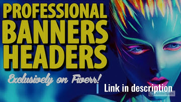 I will design a professional website banner or header