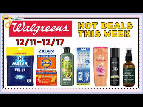 💁🏻‍♀️ Walgreens Hot Deals This Week 12/11-12/17 | Digital Coupons Only! 😊