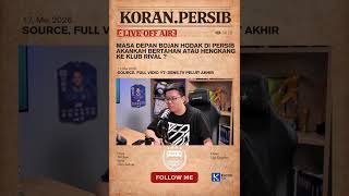 Masa Depan Bojan Hodak di Persib #persib