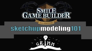 [SMILE GAME BUILDER] Sketchup Modeling into SMILE 101