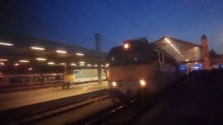 V43 1092-es Szili indul egy szerelvénnyel #máv #vasút #v43 #szili #szerelvény
