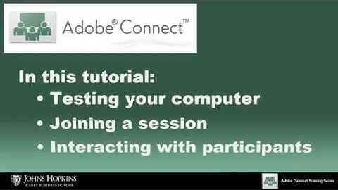Adobe Connect Student Overivew
