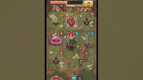 Neko Dungeon: Puzzle RPG (2021) - Gameplay