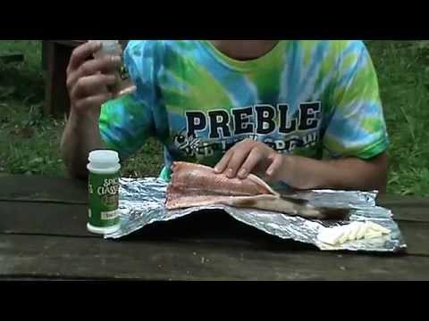 How to Prepare and Cook a Trout over a Campfire