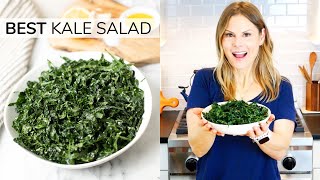 SIMPLE KALE SALAD | my goto recipe