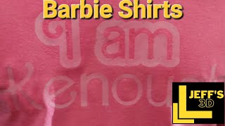 Barbie Movie Shirts tutorial