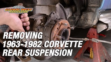 Removing 1963-1982 Corvette Rear Suspension