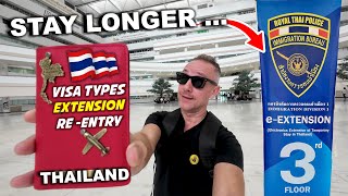 how long you can stay in thailand | visa extensions & re-entry permit | pink mrt #livelovethailand