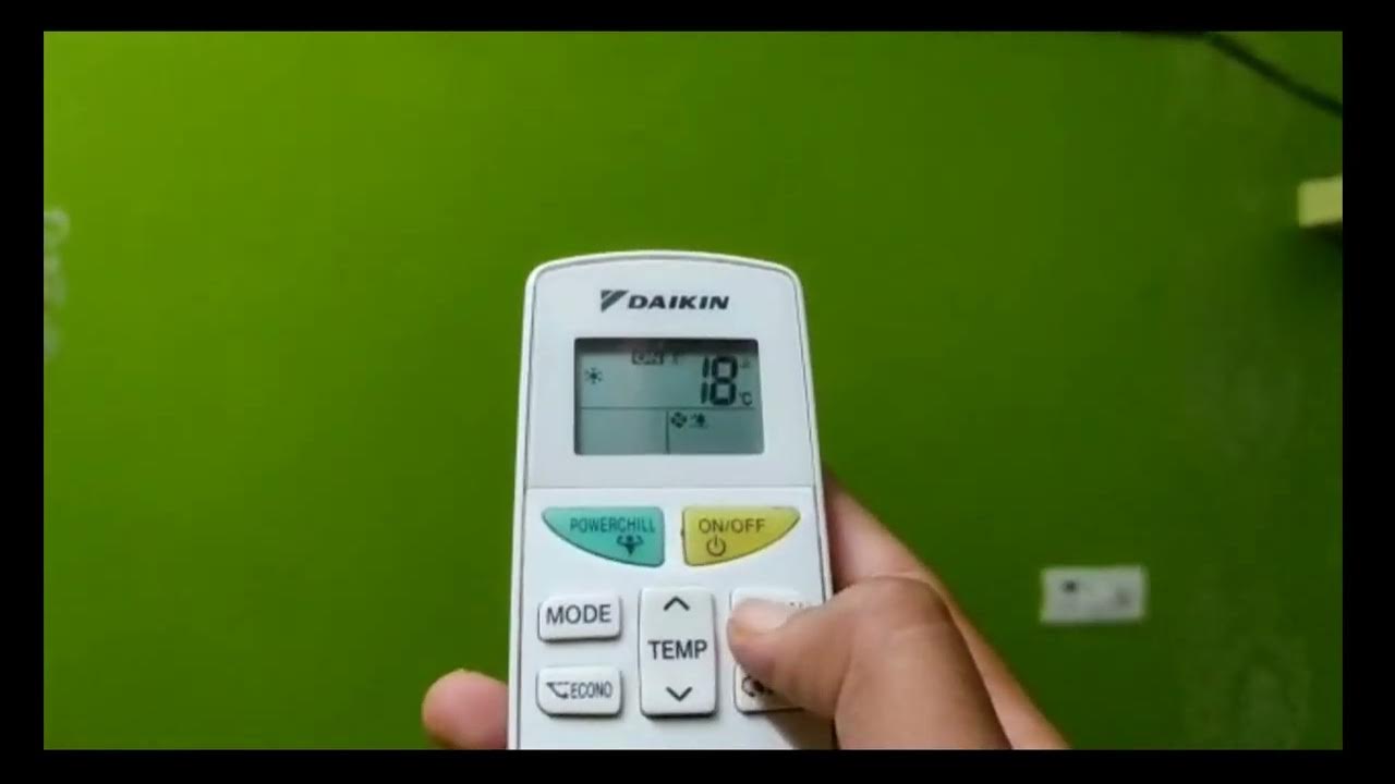 Daikin Ac Remote Control Daikin Ac Remote Settings Ac Remote Settings Kuch allag YouTube