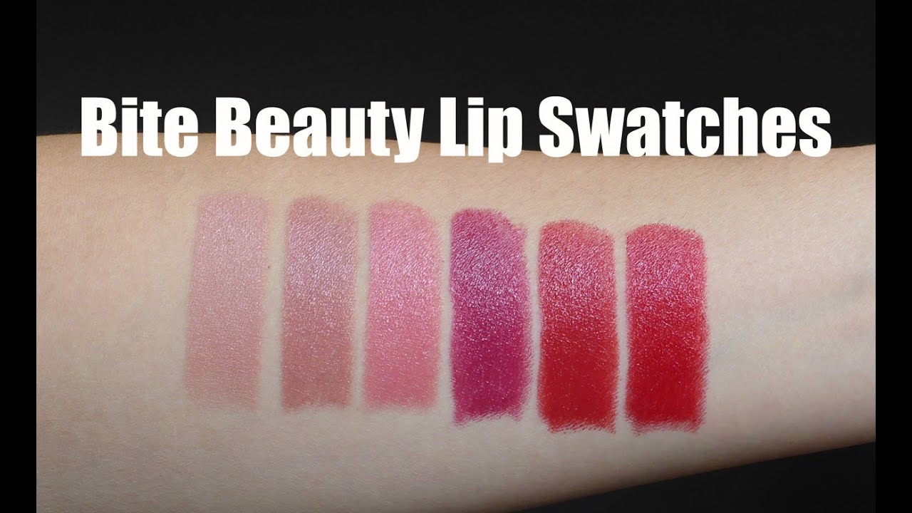 Bite Beauty Lip Swatches | Ashlyn Mark