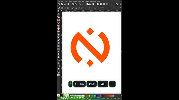 quick N monogram #logo in #inkscape