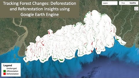 Tracking Forest Changes: Deforestation and Reforestation Insights using Google Earth Engine