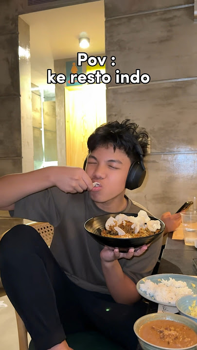 Makan resto indo di luar negeri, Udah serasa kyk dirumah sendiri😂