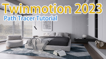 TWINMOTION 2023.1 Bedroom Interior Path Tracer Time-lapse Tutorial @twinmotion