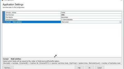 CS3000/CS3070 barcode to file option